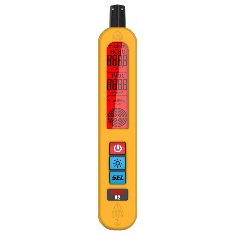 BSIDE G2 Rilevatore portatile della qualità dell'aria Tester per formaldeide per interni, G2 BSIDE G2 Rilevatore portatile della qualità dell'aria Tester per formaldeide per interni, G2